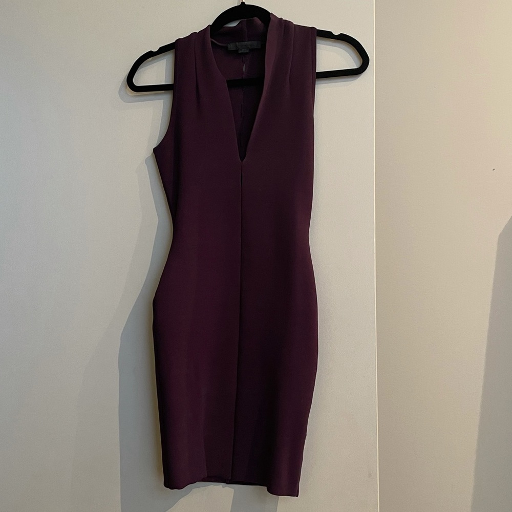 Alexander Wang deep purple dress